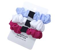 MZRAN Coleteros de pelo franceses para mujer, con forma de moño, elásticos, para coleta, coleta de caballo