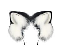 MZRAN Cómoda diadema hecha a mano con orejas de gato para cosplay y fiestas de disfraces para mujeres y adolescentes
