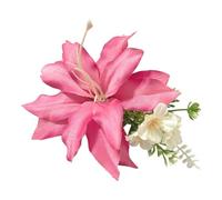 MZRAN Cómoda pinza de resina para el pelo, diseño de flores, decoración única para el cabello para mujer, añade un toque de elegancia a cualquier atuendo