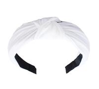 MZRAN Diadema ancha anudada para mujeres y niñas, diseño simple, diadema trenzada de calavera alta para uso diario