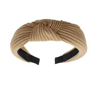 MZRAN Diadema ancha anudada para mujeres y niñas, diseño simple, diadema trenzada de calavera alta para uso diario
