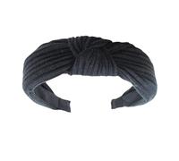 MZRAN Diadema ancha anudada para mujeres y niñas, diseño simple, diadema trenzada de calavera alta para uso diario