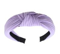 MZRAN Diadema ancha anudada para mujeres y niñas, diseño simple, diadema trenzada de calavera alta para uso diario