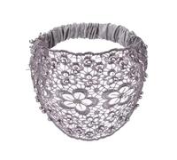 MZRAN Diadema con cuentas huecas para mujer, con medio sombrero francés, elegante diadema para vestido de noche, accesorios formales para fiesta