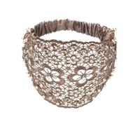 MZRAN Diadema con cuentas huecas para mujer, con medio sombrero francés, elegante diadema para vestido de noche, accesorios formales para fiesta