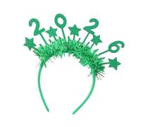 MZRAN Diadema con números brillantes para el pelo, accesorio para el pelo, para todas las edades, para todas las edades, celebración, antideslizante, para fiestas