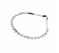 MZRAN Diadema de aleación con tachuelas y tachuelas, cómoda diadema para el pelo, accesorios únicos