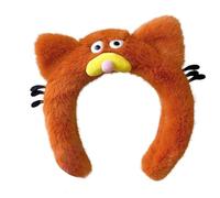 MZRAN Diadema de animales de dibujos animados para reuniones familiares, aro de felpa para mujer, diadema para lavar la cara, cosplay, fiesta, accesorios de fotografía