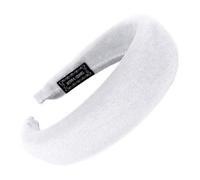 MZRAN Diadema de esponja ancha acolchada para mujer, 11 colores, terciopelo con purpurina, color caramelo dulce