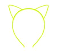 MZRAN Diadema de moda para adultos y niños, con forma de orejas de gato, luminosa, para escenario, Halloween, fiesta, para mujer