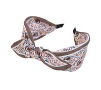 MZRAN Diadema de tela para mujer con diseño de nudos, delicadas diademas antideslizantes, diademas dulces, suministros de yoga