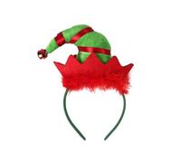MZRAN Diadema decorativa de Navidad, festival, fiesta, reno/sombrero de Papá Noel, tocado, festival, accesorio de disfraz