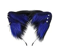 MZRAN Diadema unisex para estudiantes étnicos para tomar fotos con orejas tachonadas, decoración de orejas, diademas de dibujos animados para cosplay