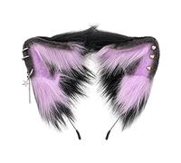 MZRAN Diadema unisex para estudiantes étnicos para tomar fotos con orejas tachonadas, decoración de orejas, diademas de dibujos animados para cosplay