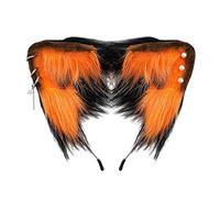 MZRAN Diadema unisex para estudiantes étnicos para tomar fotos con orejas tachonadas, decoración de orejas, diademas de dibujos animados para cosplay