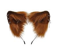 MZRAN Diadema unisex para estudiantes étnicos para tomar fotos con orejas tachonadas, decoración de orejas, diademas de dibujos animados para cosplay