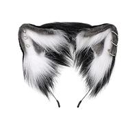 MZRAN Diadema unisex para estudiantes étnicos para tomar fotos con orejas tachonadas, decoración de orejas, diademas de dibujos animados para cosplay
