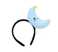 MZRAN Diademas con forma de estrella, luna, sol, Halloween, reuniones temáticas, para amantes de la película, diademas de felpa para adolescentes y adultos