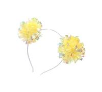 MZRAN Diademas de lentejuelas doradas brillantes para Año Nuevo, fiestas, fiestas de Navidad, cosplay y cumpleaños