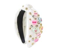MZRAN Diademas de uso diario, tocado de moda, sofisticadas diademas anudadas, accesorio de San Valentín