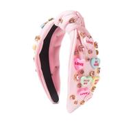 MZRAN Diademas de uso diario, tocado de moda, sofisticadas diademas anudadas, accesorio de San Valentín