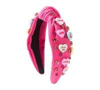 MZRAN Diademas de uso diario, tocado de moda, sofisticadas diademas anudadas, accesorio de San Valentín