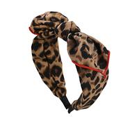 MZRAN Diademas elásticas ligeras de leopardo de moda, elegantes accesorios para el cabello para mujer