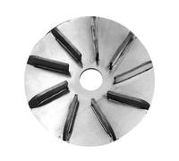 MZRAN Disco raspador de pelo de ganado de acero inoxidable resistente para ganado, ovejas, cabras, herramienta eficiente de depilación de animales