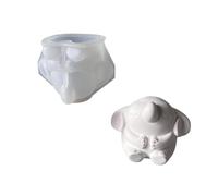 MZRAN Diseño de elefante, accesorio portátil de silicona flexible para manualidades y adornos de yeso, silicona para el hogar