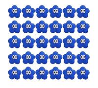 MZRAN Diversión para manualidades con 30 adornos de estrellas de resina, perfectos para álbumes de recortes y más estrellas de espalda plana