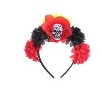 MZRAN Divertida diadema de calavera para fiesta de cumpleaños, cosplay, accesorios para el cabello, disfraz de Halloween, diadema para mascarada