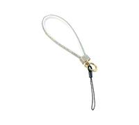 MZRAN Elegante cordón corto para teléfono con diamantes de imitación, diseño profesional, correa de muñeca para teléfono inteligente