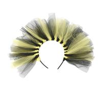 MZRAN Elegante diadema de malla cómoda para disfraz, accesorios para el cabello, mejora el ambiente de fiesta, se adapta a varios tamaños de cabeza