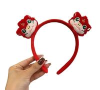 MZRAN Elegante diadema de serpiente de felpa para eventos del año de serpiente china, añade personalidad para adultos y niños, tocado de vacaciones de temporada