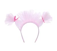 MZRAN Elegante diadema para niñas, accesorios para el cabello para fiestas de cumpleaños, bodas, fotografía y uso diario