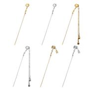 MZRAN Elegante palillo de pelo de filigrana con perlas Buyao para niñas, horquilla china antigua tradicional Hanbiuk decorativa para cosplay