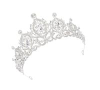 MZRAN Elegantes diademas de fiesta, coronas, aro para el pelo, para cumpleaños, boda, reina, tocado para niñas, espectáculo de escenario