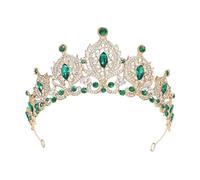 MZRAN Elegantes diademas de fiesta, coronas, aro para el pelo, para cumpleaños, boda, reina, tocado para niñas, espectáculo de escenario