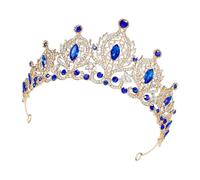 MZRAN Elegantes diademas de fiesta, coronas, aro para el pelo, para cumpleaños, boda, reina, tocado para niñas, espectáculo de escenario