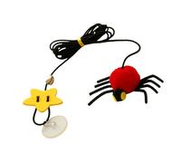 MZRAN Felines Fun Swing Cats - Columpio de ejercicio fácil de instalar, alivia las depresiones para amigos peludos, juguete de actividad en interiores