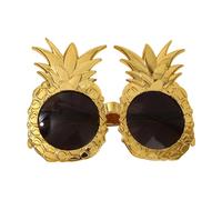 MZRAN Friendly Eyewear Hawaiian Fruit Designs Accesorio de disfraz ideal para actuaciones de escenario de cosplay y viajes, lentes de sol compactos de viaje