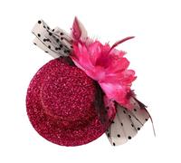 MZRAN Horquilla para el pelo con plumas de los años 20 para cócteles, fiestas, elegante, tocado para cosplay, disfraz de cosplay, tocado para fiesta de té