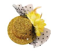 MZRAN Horquilla para el pelo con plumas de los años 20 para cócteles, fiestas, elegante, tocado para cosplay, disfraz de cosplay, tocado para fiesta de té
