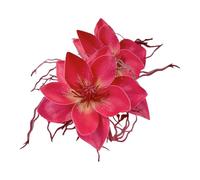 MZRAN Horquillas artificiales para el pelo con diseño de flores y camelia, horquillas para niñas de los años 2000