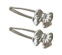 MZRAN Horquillas para el pelo con lazo para adolescentes y niñas, estilo HarajukuStyle, pasadores para el pelo de chica caliente, clip SideBang Clip para decoración de cabello