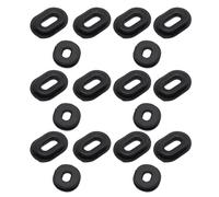 MZRAN Juego de 18 protectores de goma para motocicleta, protección eficaz y fácil aplicación para /ZJ125
