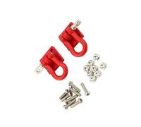 MZRAN Juego de ganchos de remolque de simulación de metal para modelos de vehículos de escalada a escala 1:10