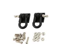 MZRAN Juego de ganchos de remolque de simulación de metal para modelos de vehículos de escalada a escala 1:10