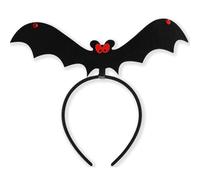 MZRAN Llamativa diadema de murciélago con ojos divertidos, disfraz de Halloween, accesorio de cosplay, decoración para niños, gafas de murciélago novedosas