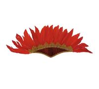 MZRAN MardiGras - Diadema de disfraz para carnaval, fiesta, festival, diadema india, tocado de rol